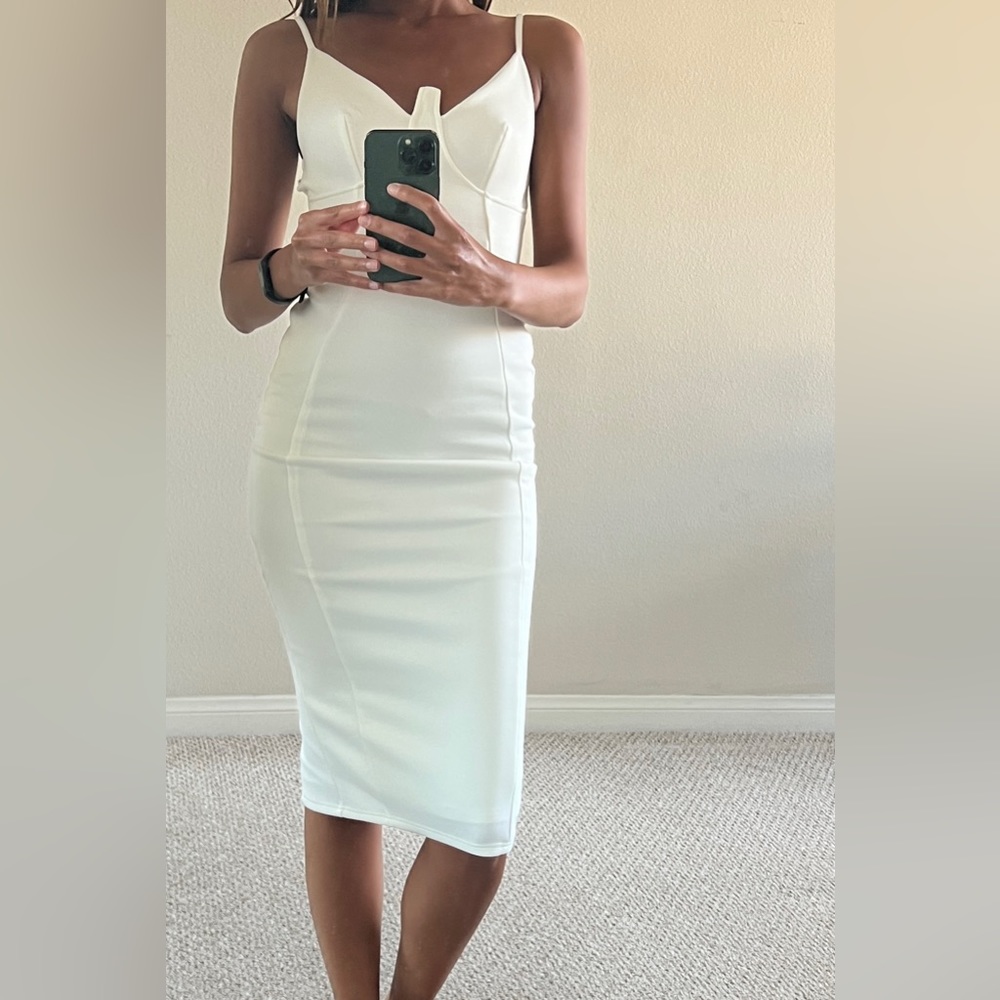 ASOS white Corset Dress - Size 0